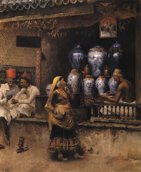 Edwin Lord Weeks The Vase Seller France oil painting art
